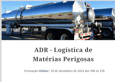 Formação “ADR – Logística de Matérias Perigosas