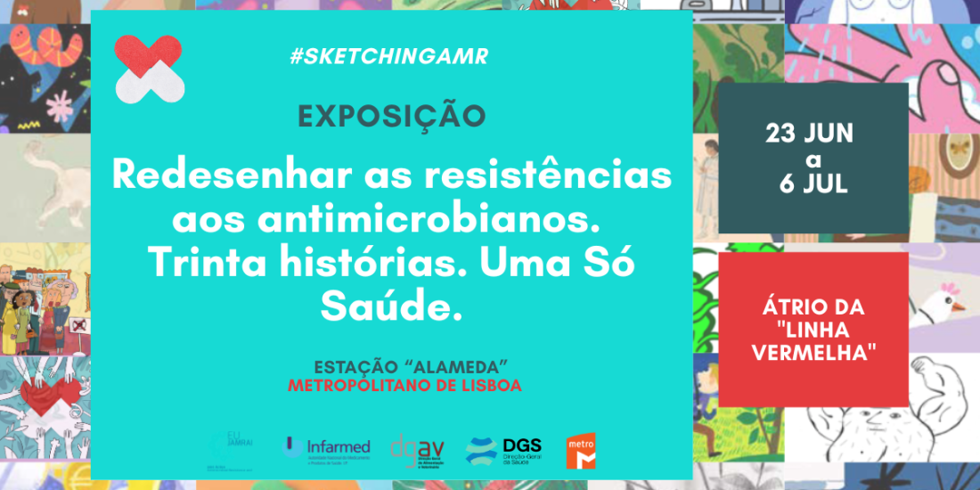 Exposição “Redesenhar as Resistências aos Antimicrobianos. Trinta Histórias. Uma Só Saúde.”